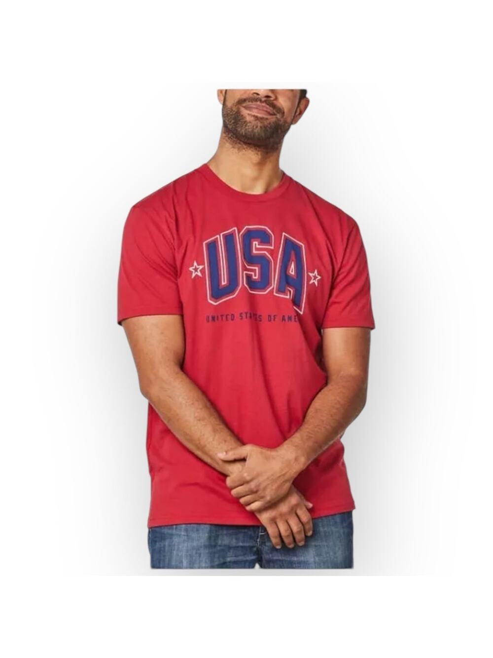 NWT General Standard USA Graphic T-Shirt Men’s Large Red 774L